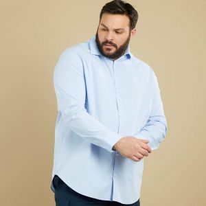 Мъжка блуза с къс ръкав-макси размер
