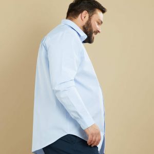 Мъжка блуза с къс ръкав-макси размер