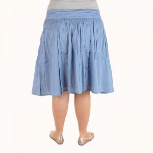 Голям размер дамска плисирана пола